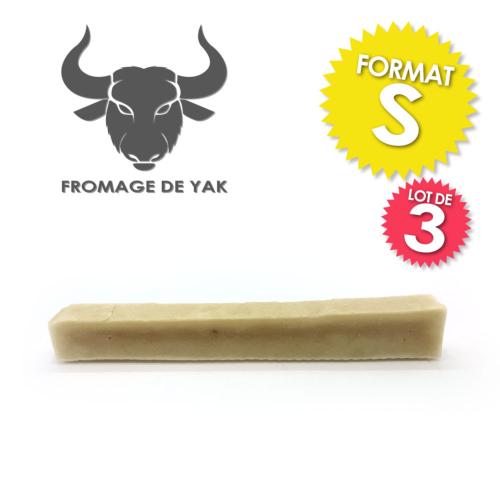 LOT DE 3 - Fromage au lait de YAK - Friandise taille S à mâcher