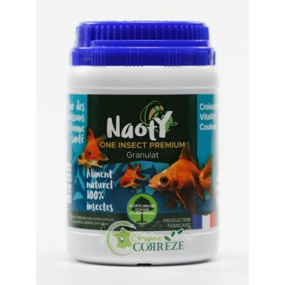 NAOTY – Granulat (100% insectes) pour Poissons Rouges et Eau douce – 80 g