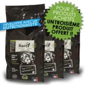 PROMO ANCIENNES ETIQUETTES - LOT DE 3 AU PRIX DE 2 - NAOTY – Croquettes Petits & Moyens Chiens toutes races 7mm – 1,5 kg