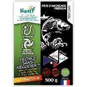 LOT DE 2 - NAUTY – Pâte aromatisée AROMATIK + NOISETTE & ATTRACTIV + - 2 x 500 g