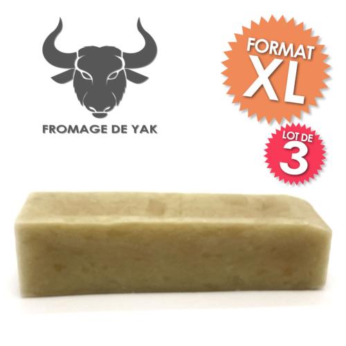 LOT DE 3 - Fromage au lait de YAK - Friandise taille XL à mâcher