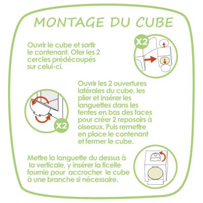 NAOTY – Coffret Cube Oiseaux du ciel (x12) – 100 g