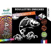 NAUTY -  Bouillettes  enrichies PSYKADELIK ++ AIL & CAROTTE – 18 mm – 200 g