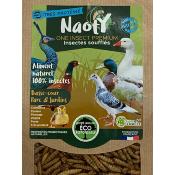 NAOTY – Insectes soufflés pour Animaux Basse-Cour – 380 g