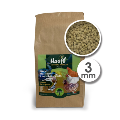 NAOTY – Pellets pour Animaux Basse-Cour 3mm – 2 kg