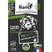 PROMO ANCIENNES ETIQUETTES - LOT DE 3 AU PRIX DE 2 - NAOTY – Croquettes Petits & Moyens Chiens toutes races 7mm – 1,5 kg