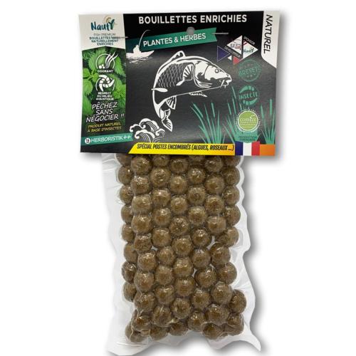 NAUTY – Bouillettes enrichies  HERBORISTIK ++ PLANTES & HERBES - 16 mm - 250 g